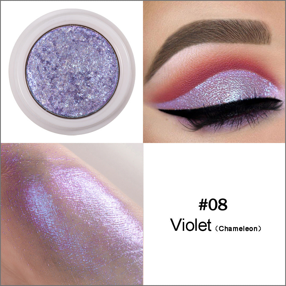 HANDAIYAN Makeup Eye Shadow Monochromatic Polarized Pearlescent Non-Smudge Eye Shadow Cream Easy To Color - V.I.P Digital Presence