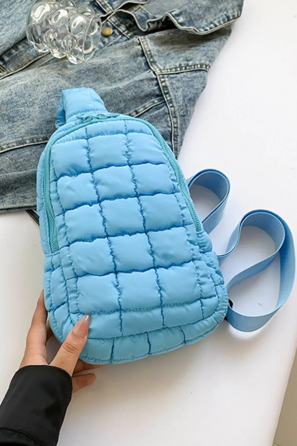 Quilted Nylon Crossbody Bag - V.I.P Digital Presence