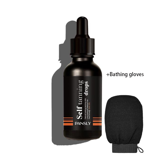 Mei Hei Shui Wheat Color Sun Free Natural Black Effect Fixed Color Mousse Self Tanning Drops - V.I.P Digital Presence