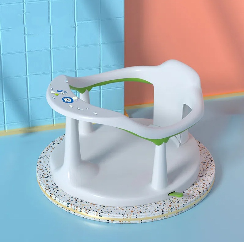Newborn baby bath stool with suction cup anti slip fall baby hug type bath chair, children's bathroom stool - V.I.P Digital Presence