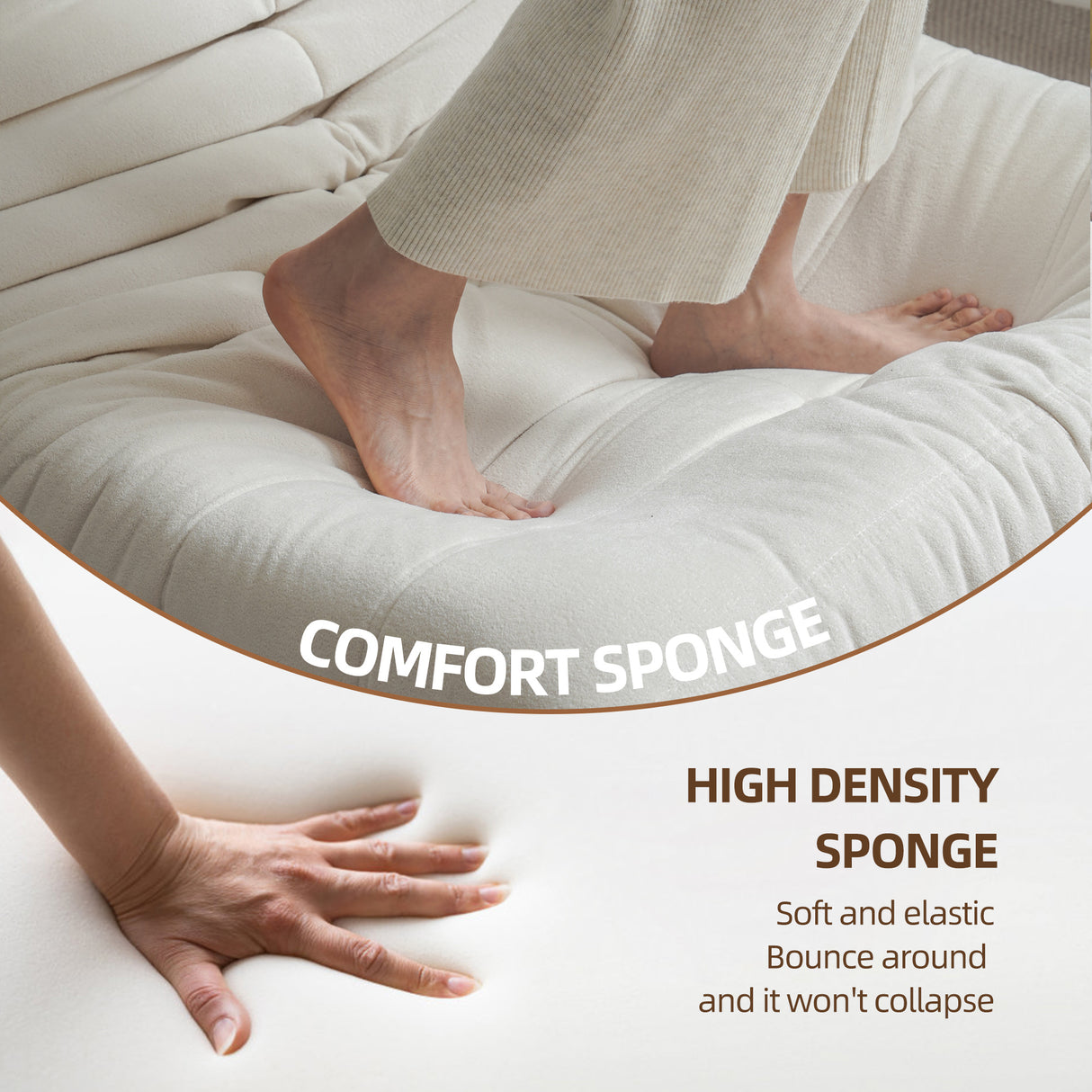No Installation Bean Bag Chair Big Beanbag Chair Adults Bean Bag Lounger Foam Chair Living room or Gaming Venue Sofa in a box - V.I.P Digital Presence