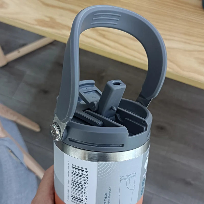 Large capacity portable insulated cup car mounted coffee cup 304 stainless steel - V.I.P Digital Presence