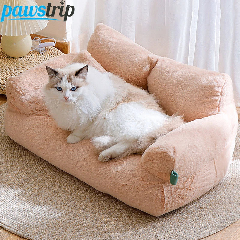 Luxury Cat Bed Sofa Winter Warm Cat Nest Pet Bed for Small Medium Dogs Cats Comfortable Plush Puppy Bed Pet Supplies - V.I.P Digital Presence