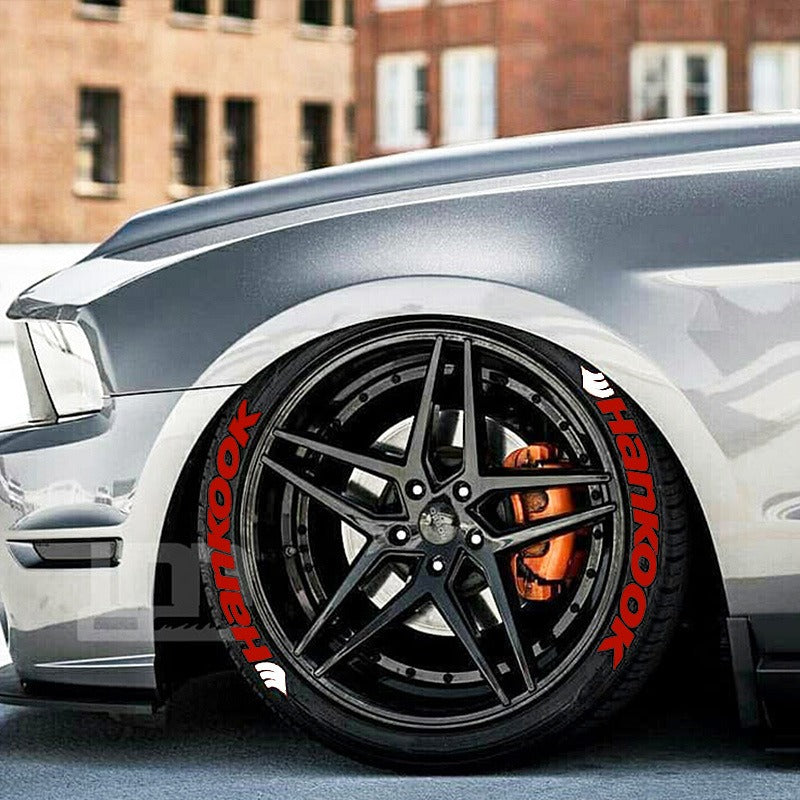 【 Font Set 】 Car Tire Stickers Tire Letter Stickers English Letter 3D Stereoscopic Stickers - V.I.P Digital Presence
