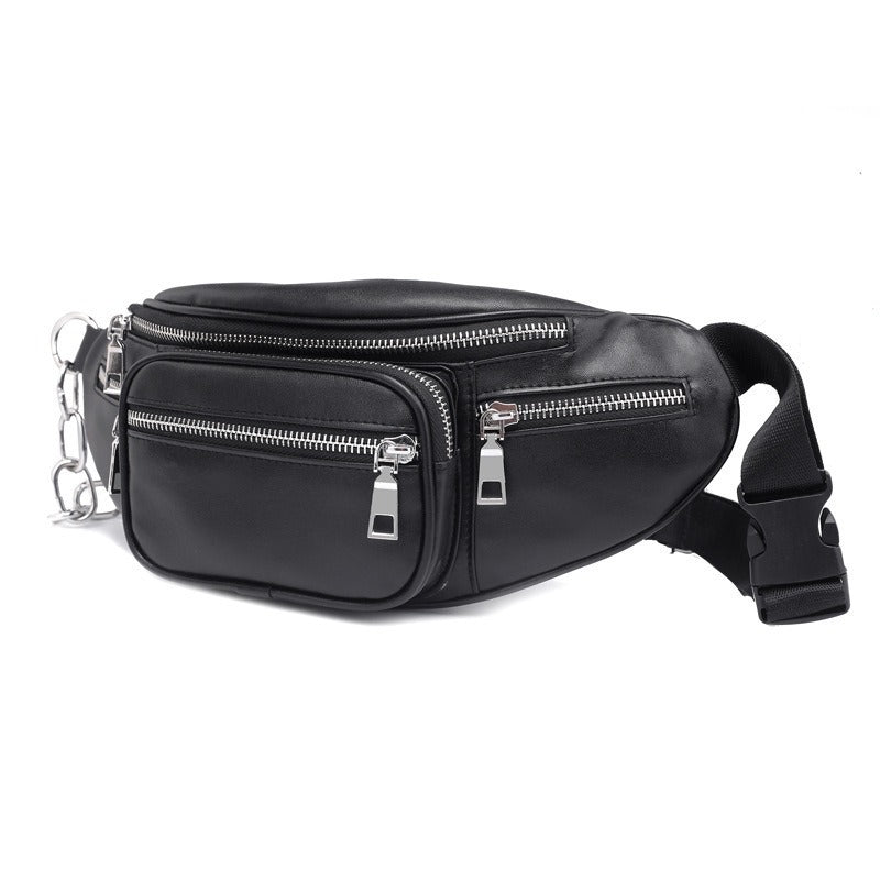 Chain waist bag unisex shoulder messenger bag small bag - V.I.P Digital Presence