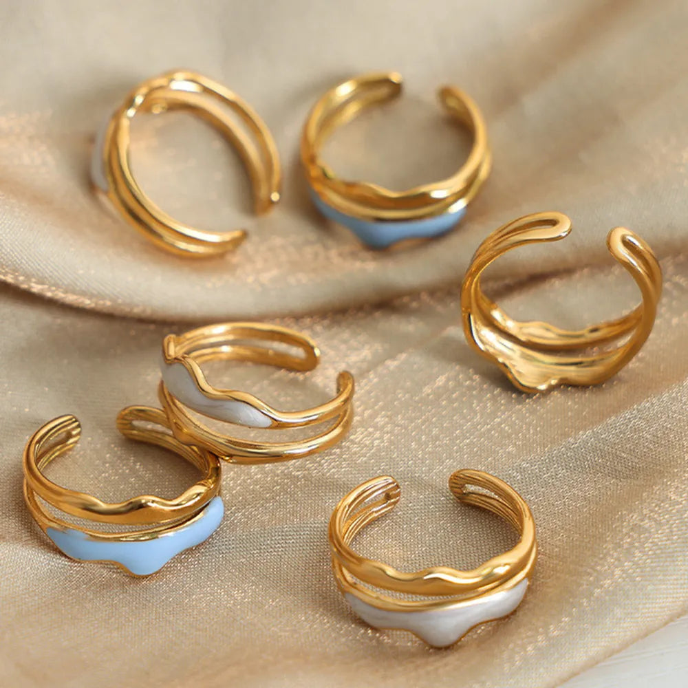 18K Gold-Plated Open Ring - V.I.P Digital Presence