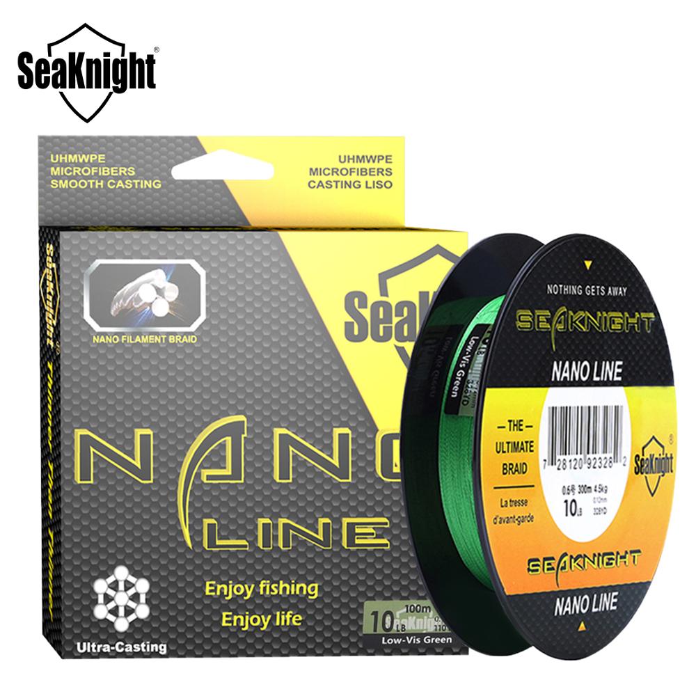 SeaKnight NANO 100M 300M 4 Strands Braided Fishing Lines Multifilament PE Fishing Line 4LB 6LB 8LB 10LB Diameter 0.07-0.12mm - V.I.P Digital Presence