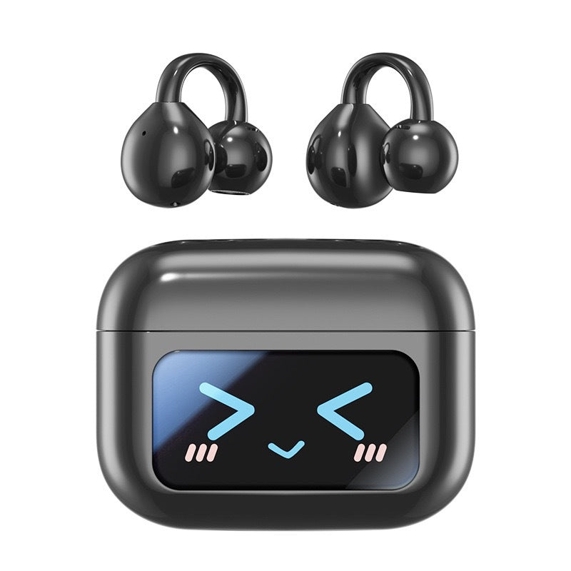 Open Ear Clip Wireless Earbuds BT 5.4 Sports Earphones Built-in Mic Fitness Headphones Waterproof Headset for Workout/Running - V.I.P Digital Presence