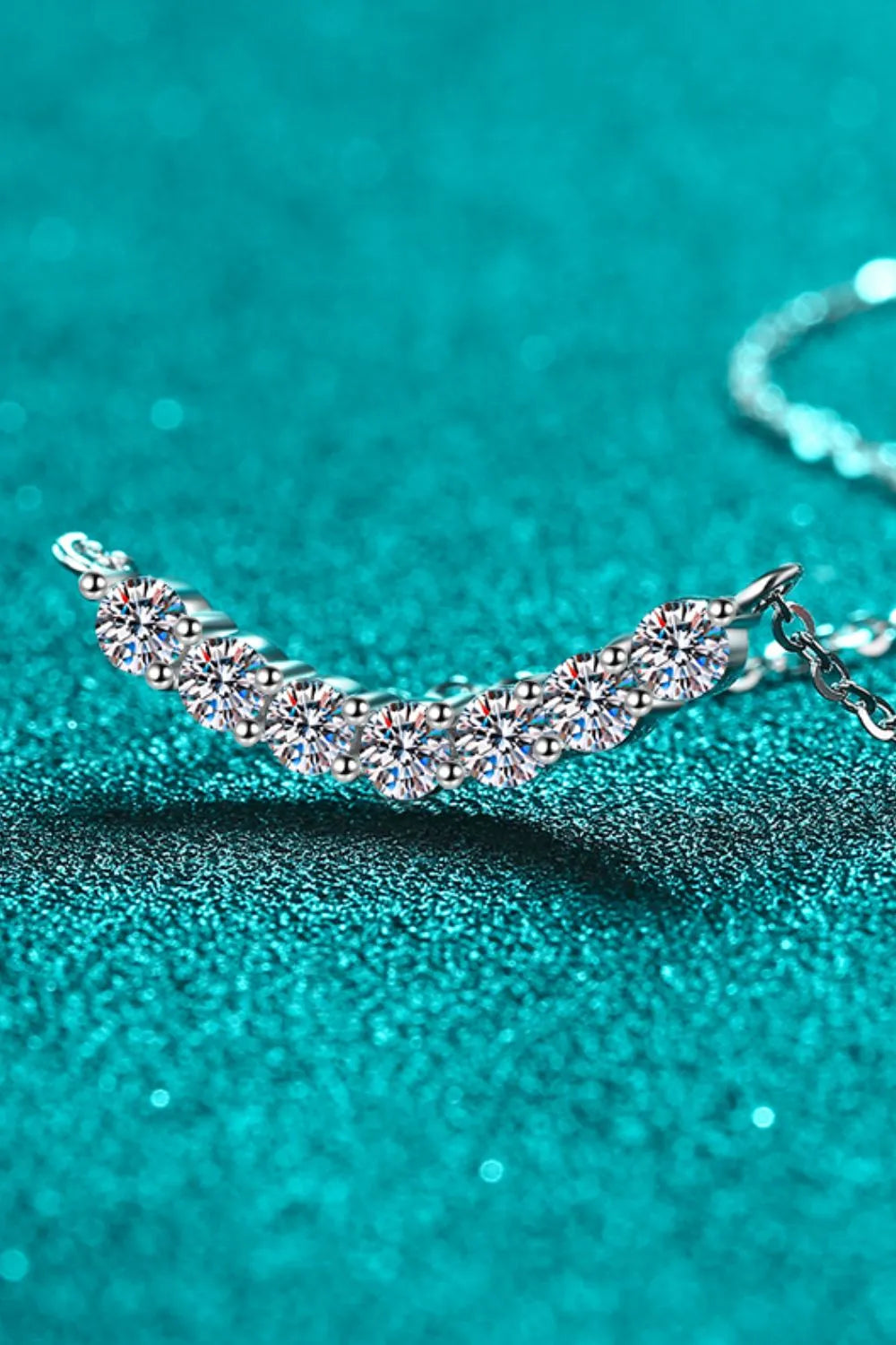 1.4 Carat Moissanite 925 Sterling Silver Necklace - V.I.P Digital Presence