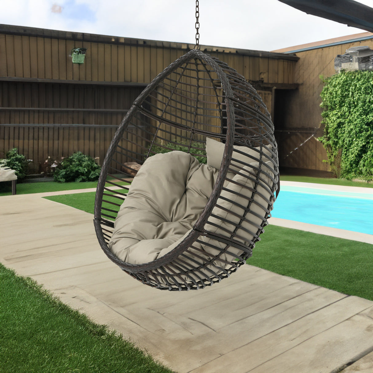 HANGING BASKET- BROWN- NO STAND BASKET ONLY - V.I.P Digital Presence