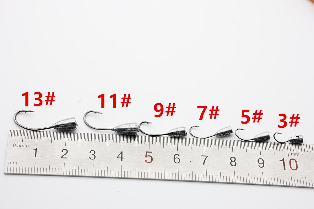 Rompin 10pcs/bag overturned hook lead fishing hooks - V.I.P Digital Presence