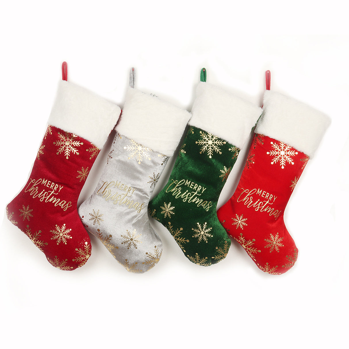 Christmas Stocking Decorations Embroidered Decorations Christmas Hot Stamped Socks - V.I.P Digital Presence