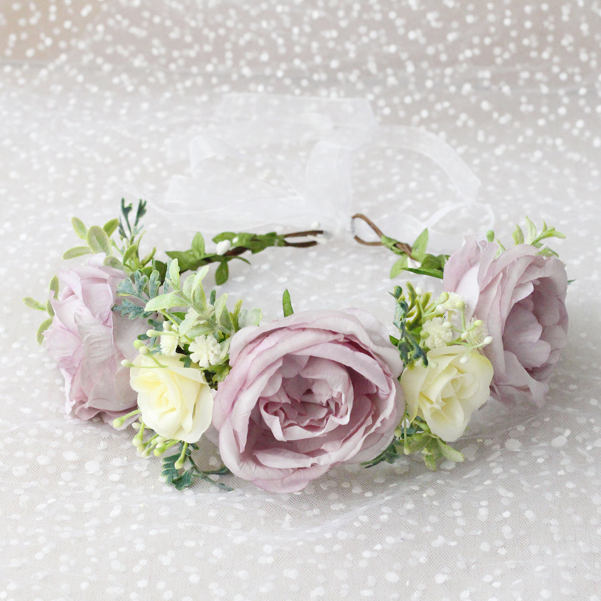 Korean style flower garland headwear fresh large peony flower crown runway dance party headband vacation countryside headband - V.I.P Digital Presence