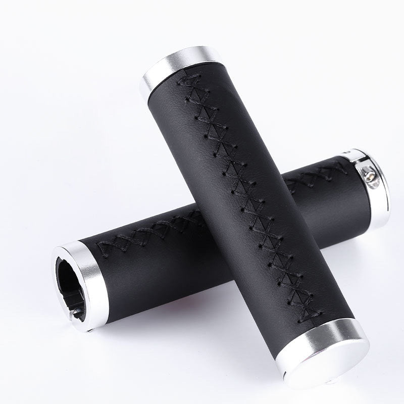 Mountain Bike Handlebar Sleeve Fiber Leather Surface Lock Shock-Absorbing Non-Slip Vice Handle Handlebar Grip Riding Accessories - V.I.P Digital Presence