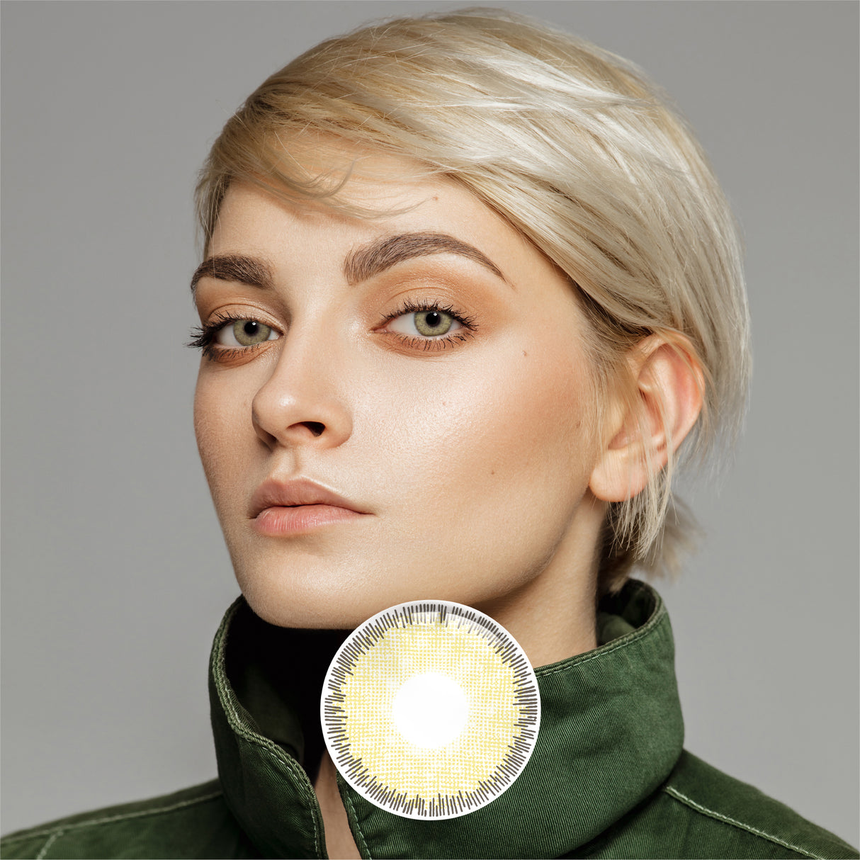 1Pair FDA Certificate Eyes Beautiful Pupil Colorful Girl Cosplay Contact Lenses EMILY BROWN - V.I.P Digital Presence