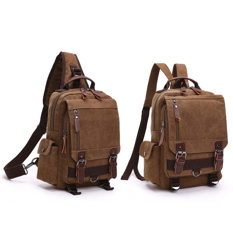 Canvas Backpack Men Travel Back Pack Multifunctional Shoulder Bag for Women Laptop Rucksack School Bags Female Daypack - V.I.P Digital Presence
