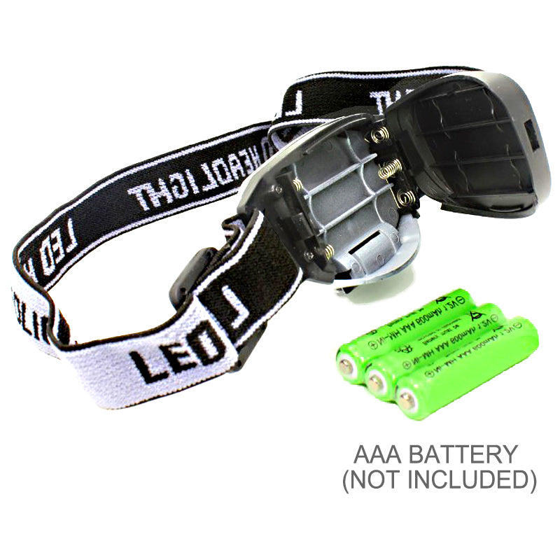 LED Headlight Head Bike Lamp Light Infrared Ray Mini Waterproof 800Lm 3 Modes 3xAAA battery Headlamp With Headband - V.I.P Digital Presence