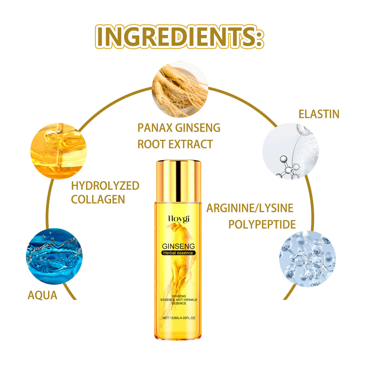 Ginseng Essence Anti Wrinkle Essence, Repairing Facial Fine Lines Improve Dark Heavy Moist Tight Anti-Wrinkle Cream - V.I.P Digital Presence