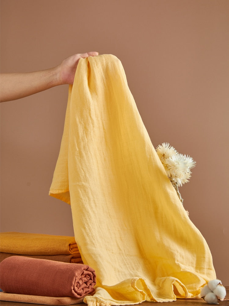 Kangobaby #Old Time# 100% Cotton Plain Color 2pcs Set Hot Sale Baby Muslin Swaddle Blanket - V.I.P Digital Presence