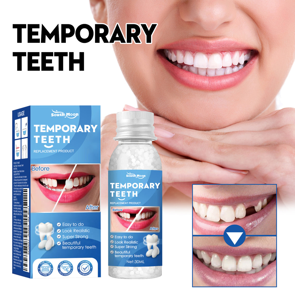 Solid Dental Glue Modification Teeth Temporary Filling Holes Filling Glue Prosthetic Dental Glue - V.I.P Digital Presence