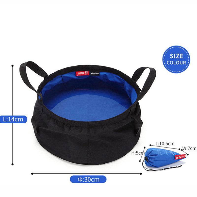 Fishing Basin Portable Travel Laundry Washbasin Foot Bag Bucket Outdoor Travel Basin - V.I.P Digital Presence