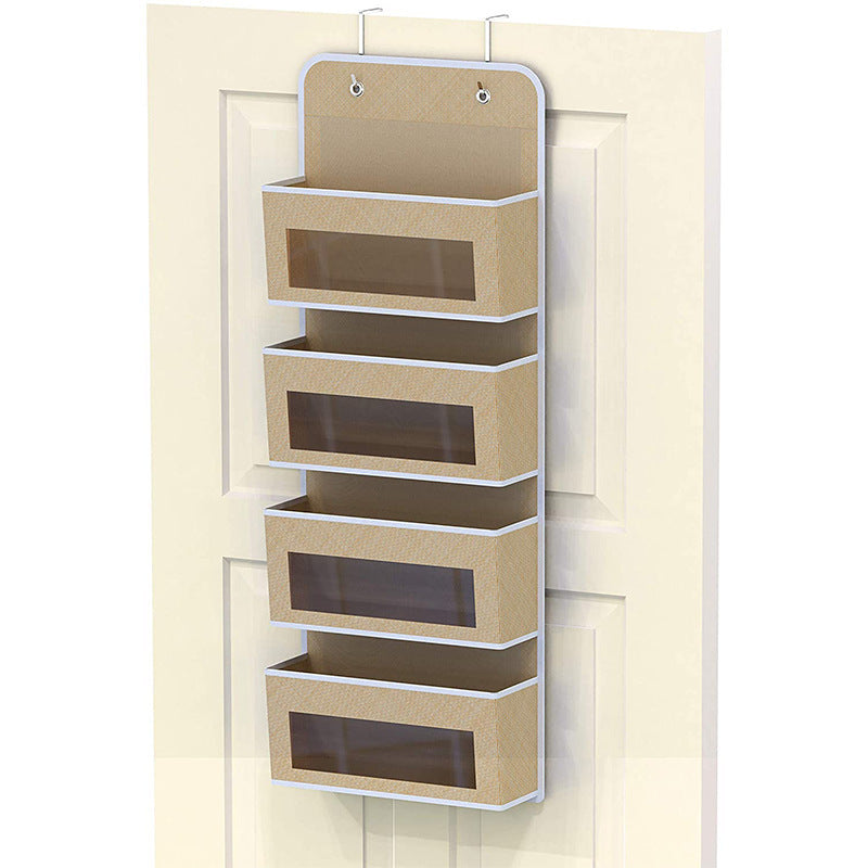 5 - Shelf Hanging Storage: Anti - Tilt, 5 large pockets. Good for bedroom, bathroom, living room (behind - door use). - V.I.P Digital Presence