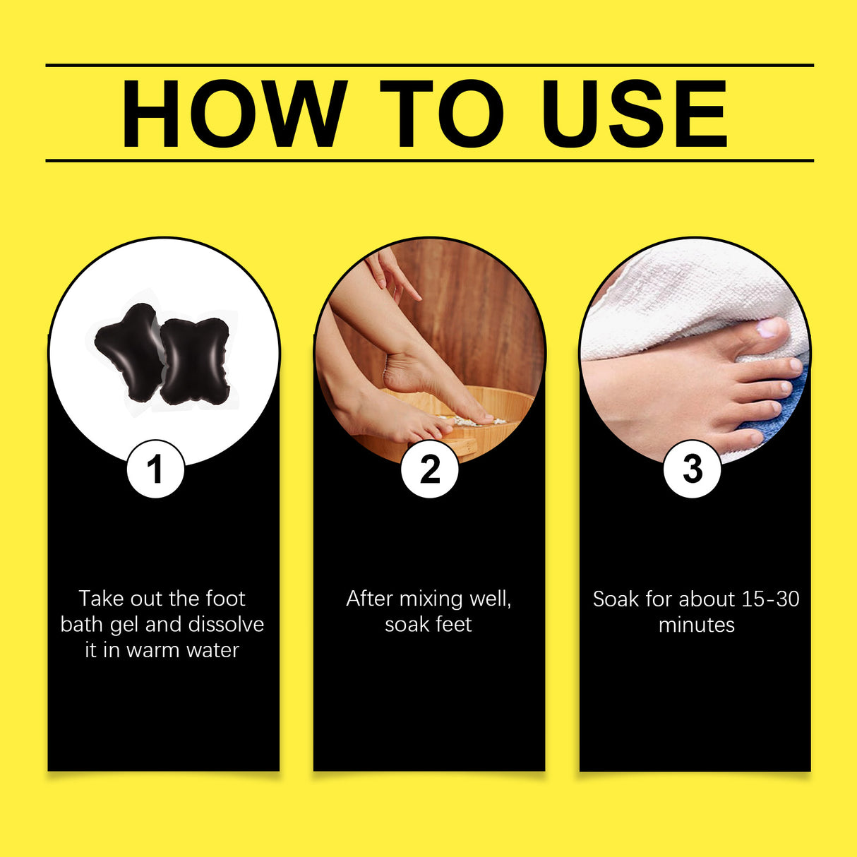 Gel para pies, esencia herbal para piernas y cintura, paquete de gel para pies.