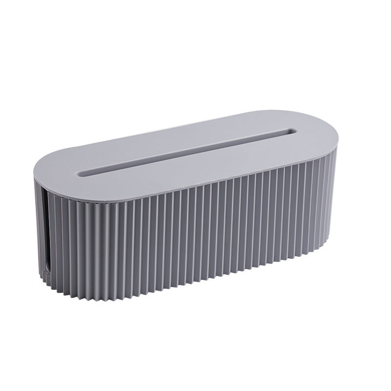 Cable management organizer box, an accessory for power strips and home - office power cables - V.I.P Digital Presence