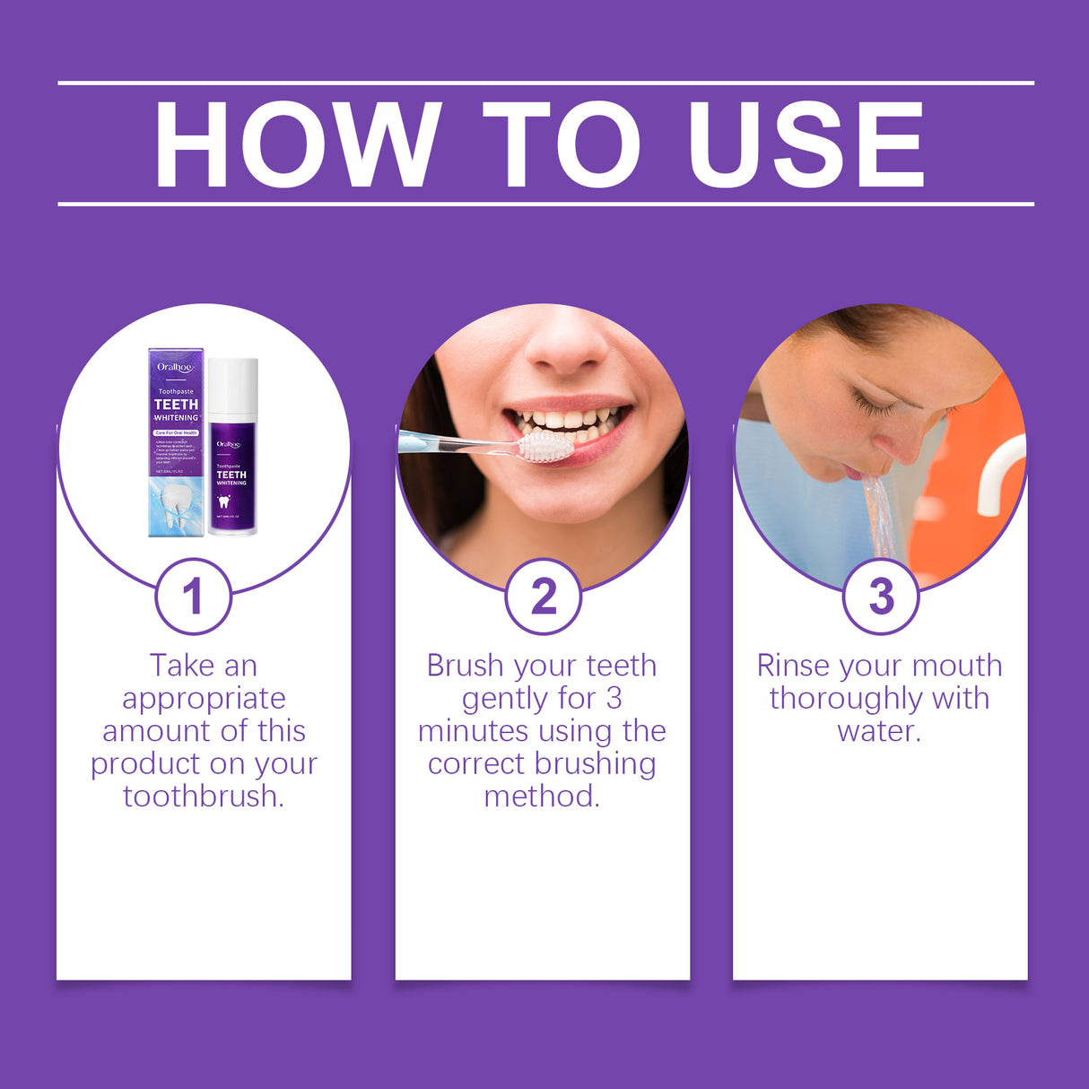 Purple Toothpaste Gently Cleans Odors, Dirt And Brightening Teeth Daily Hygiene Care Toothpaste - V.I.P Digital Presence