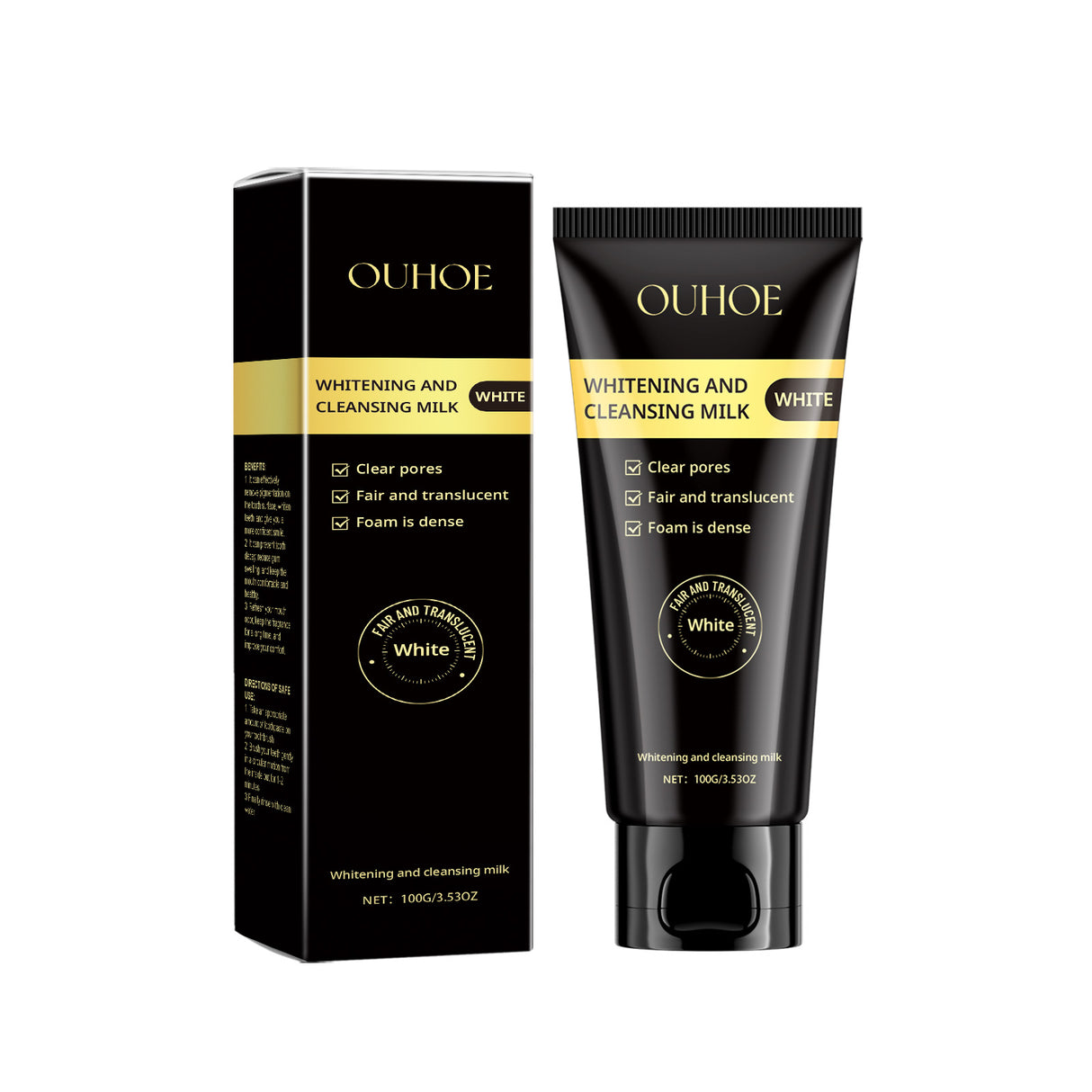 Ouhoe Nicotinamide Whitening Cleanser Deep Clean Hydrating Non-Tension Gentle Hydrating Whitening Moisturizing Cleanser - V.I.P Digital Presence