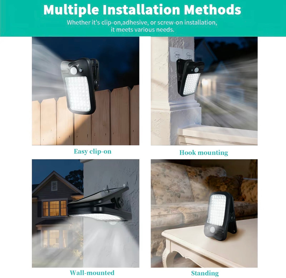 SolarClip Motion Sensor Light