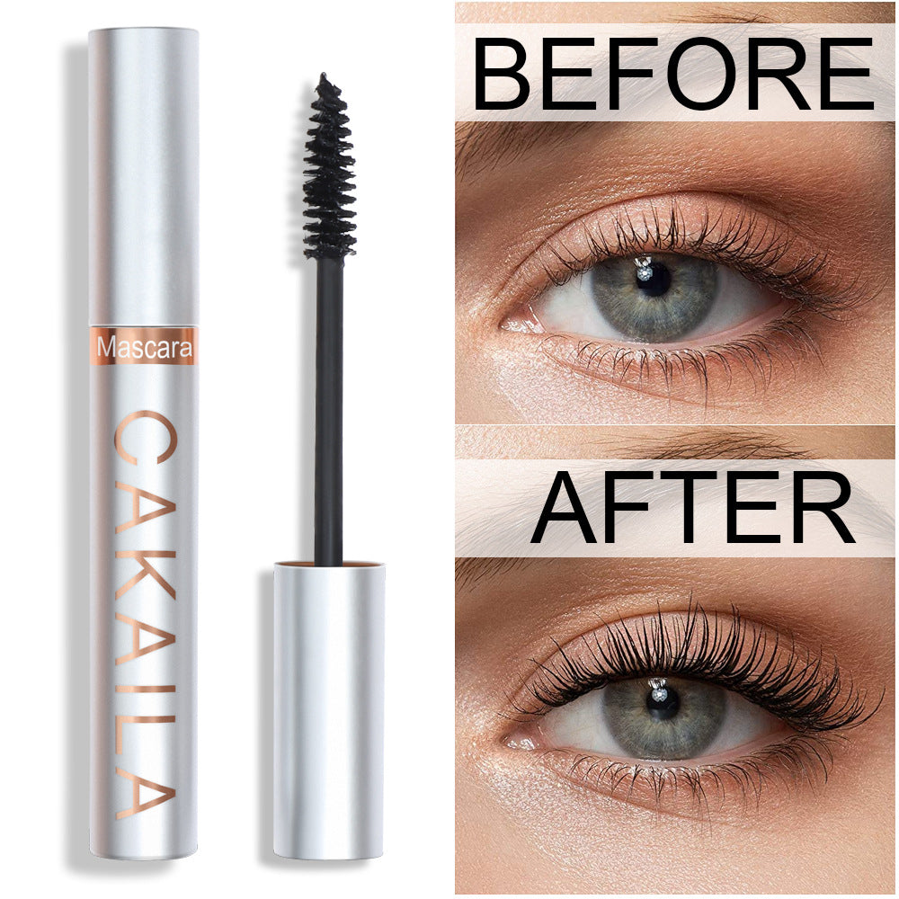 CAKAILA Makeup thick and long mascara silver tube waterproof long lasting non-smudge false mascara - V.I.P Digital Presence