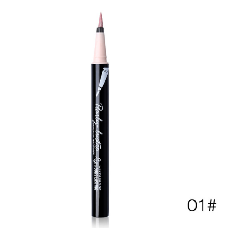 Music Flower 6 Colors Glitter Eyeliner Pencil Liquid Eye Makeup Set Waterproof Long-lasting Black Eye Liner Pen - V.I.P Digital Presence