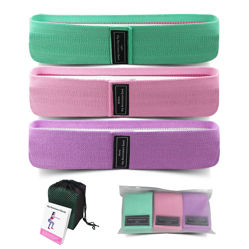 Body shaping squat hip circle yoga fitness tension belt resistance belt stretch belt - V.I.P Digital Presence