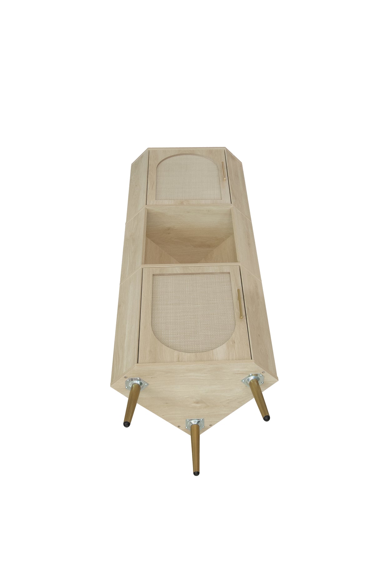 Corner cabinet ,Rattan door,Freestanding Corner Tables For Small Spaces, Corner Shelf Stand For Living Room, Kitchen, Bathroom - V.I.P Digital Presence