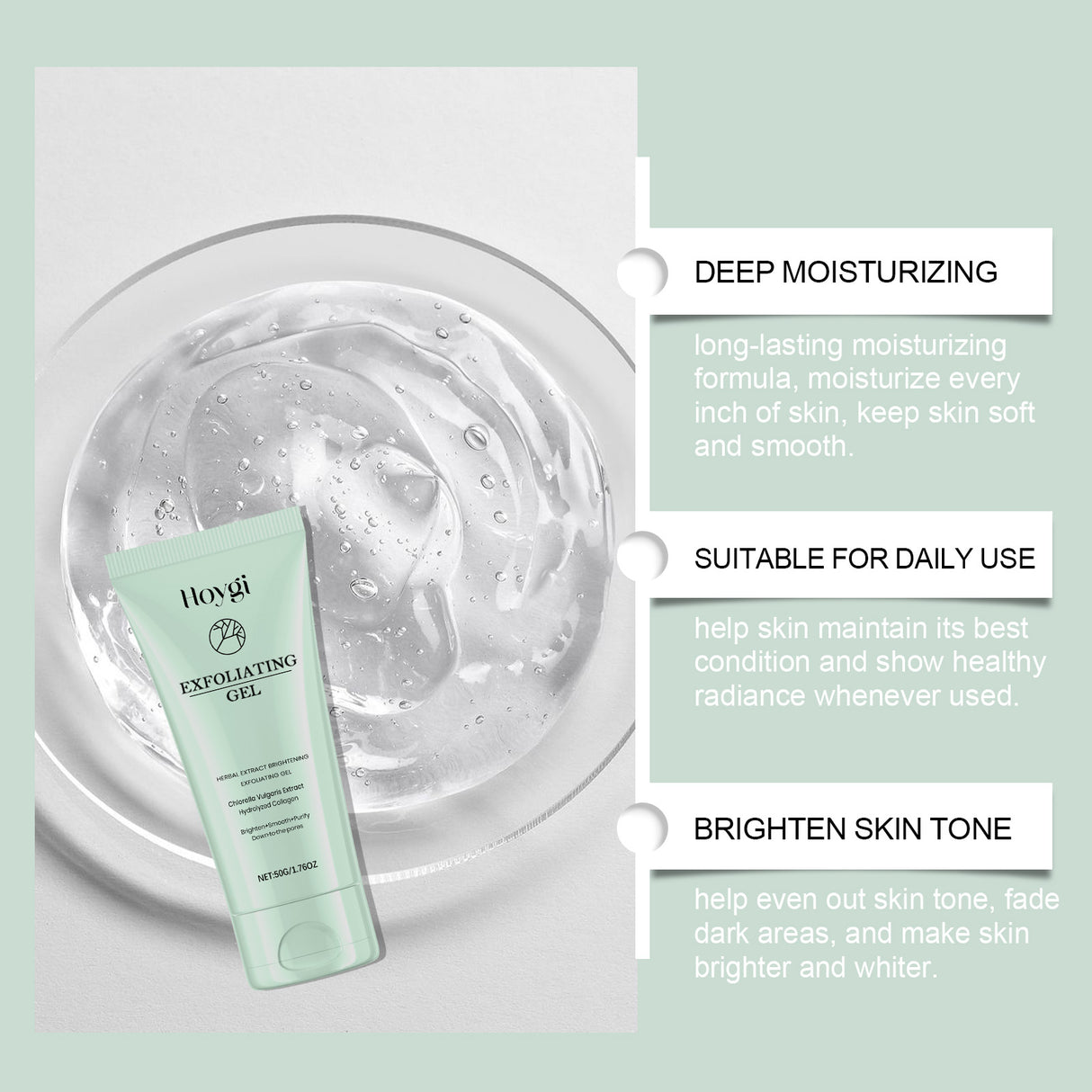 Gentle Exfoliating Gel Moisturizes And Cleanses Facial Skin, Improves Skin Quality And Gently Exfoliates And Brighens Skin - V.I.P Digital Presence