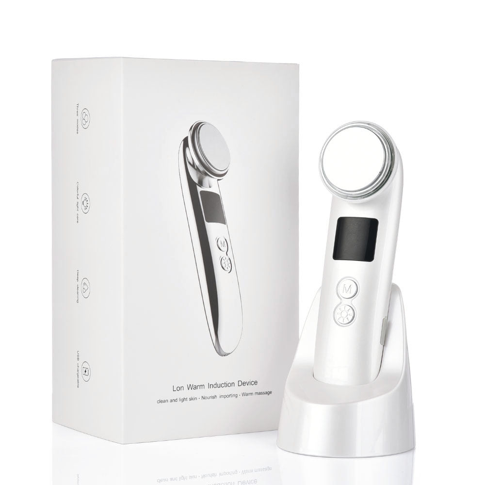 Ultrasound Introduction Instrument HailiCare Positive And Negative Ion Three-Color Light And Warm Cleaning Beauty Instrument - V.I.P Digital Presence