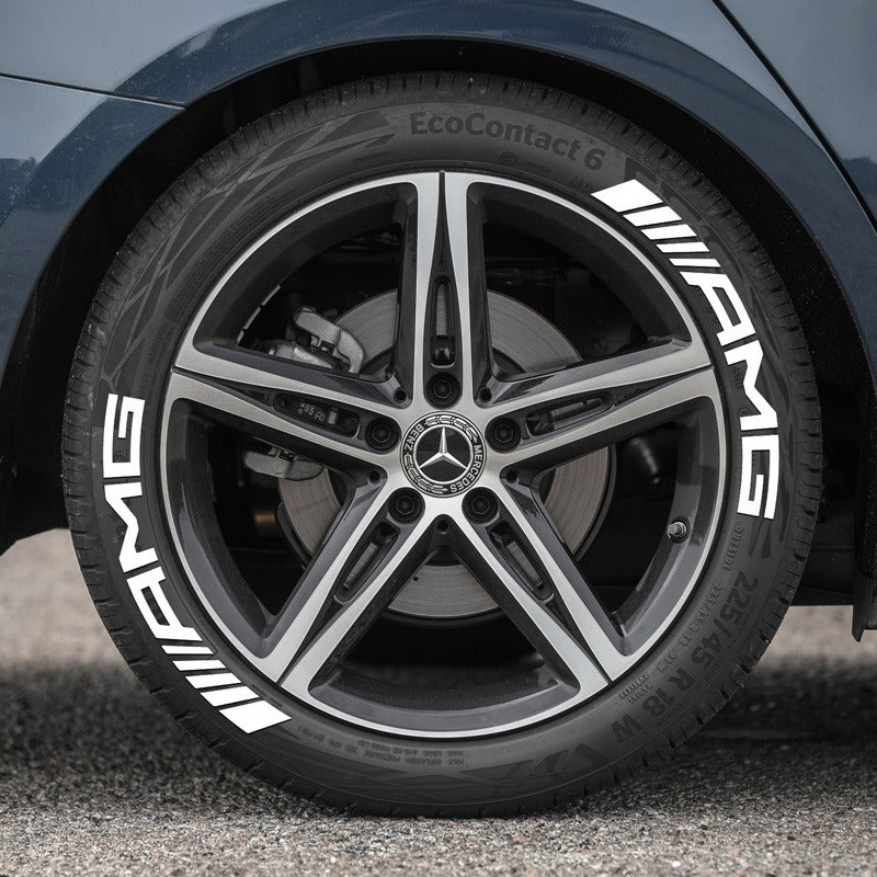 AMG car tire sticker rubber 3D three-dimensional integrated tire decoration car tire sticker - V.I.P Digital Presence