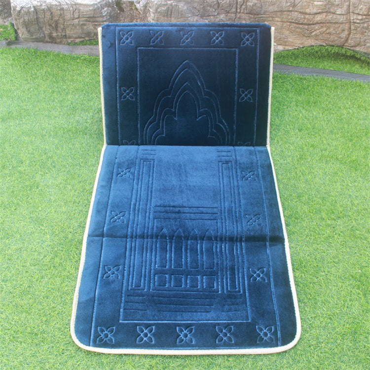Flannel Fabric Portable Qibla Blanket Folding Worship Blanket Prayer Mat - V.I.P Digital Presence
