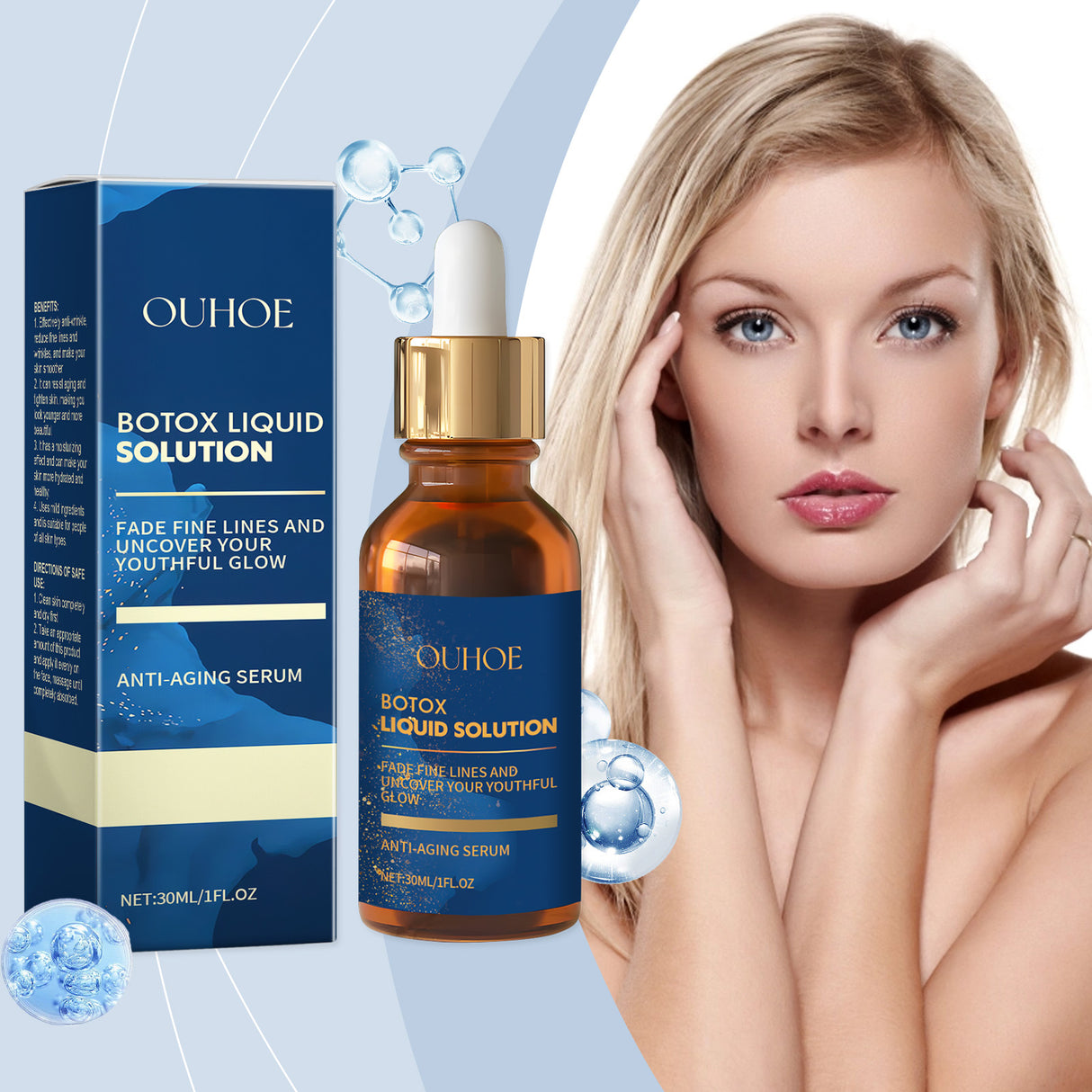 Ouhoe Facial Moisturizing Essence Soft Skin Brightening Facial Skin Moisturizing And Firming Skin Care Essence - V.I.P Digital Presence