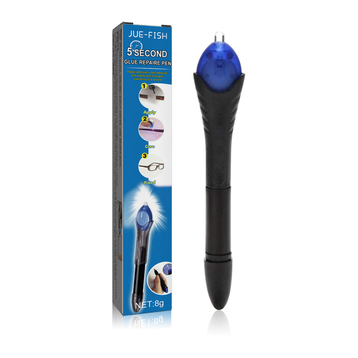 UV UV Curing Glue Pen, 5 Seconds Repair Plastic Ceramic Cable High And Low Temperature Resistant Adhesive - V.I.P Digital Presence