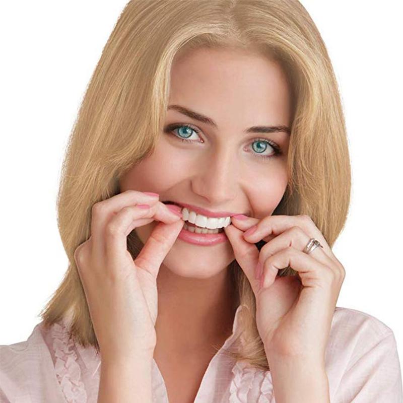 1set Snap On Smile Teeth Veneers Whitening Instant Cosmetic Dentistry Comfortable Veneer Cover Teeth Whitening Smile Denture - V.I.P Digital Presence