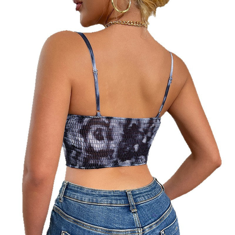Sexy fishbone waist cinching corset vest top slim fitting suspender - V.I.P Digital Presence