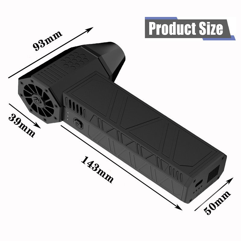 Portable Handheld Hurricane Turbo Fan Electric Hair Dryer Handheld Outdoor Dust Blower - V.I.P Digital Presence