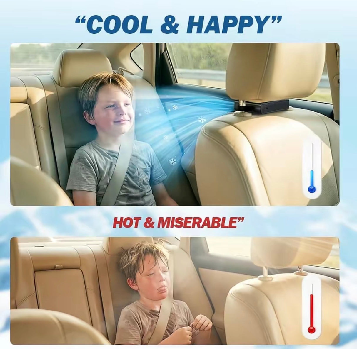 CoolDrive USB Car Fan