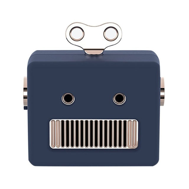 Portable Retro Robot Shape Bluetooth Speaker Cartoon Mini Outdoor Wireless Speaker HIFI Bass Column Loudspeaker With Microphone - V.I.P Digital Presence