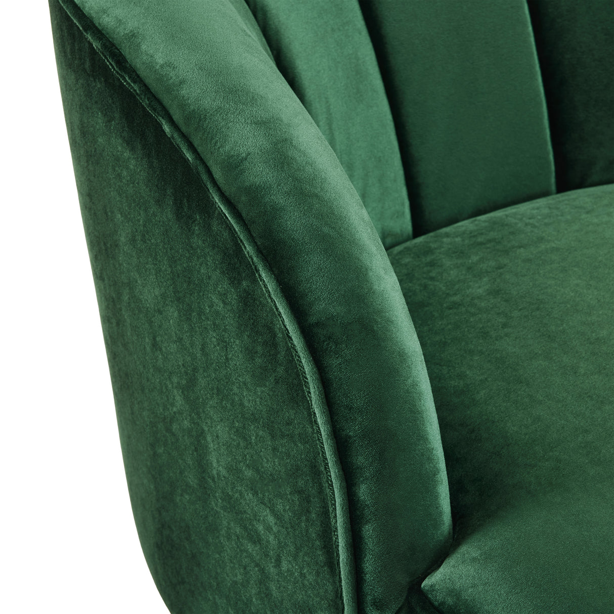 Upholstered Barrel Accent Chair With Wooden Legs - V.I.P Digital Presence