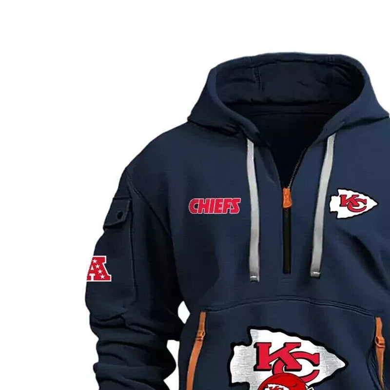 Men's Amazon Multi Pocket Zipper Hoodie - V.I.P Digital Presence