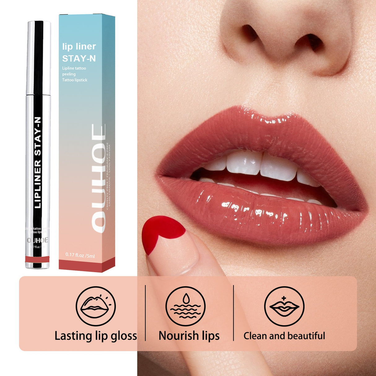 Sexy Lipliner Pencil Waterproof Contour Tint Lipstick Pen Lip Plumpe Contouring Female Makeup Make-up Maquiagem - V.I.P Digital Presence