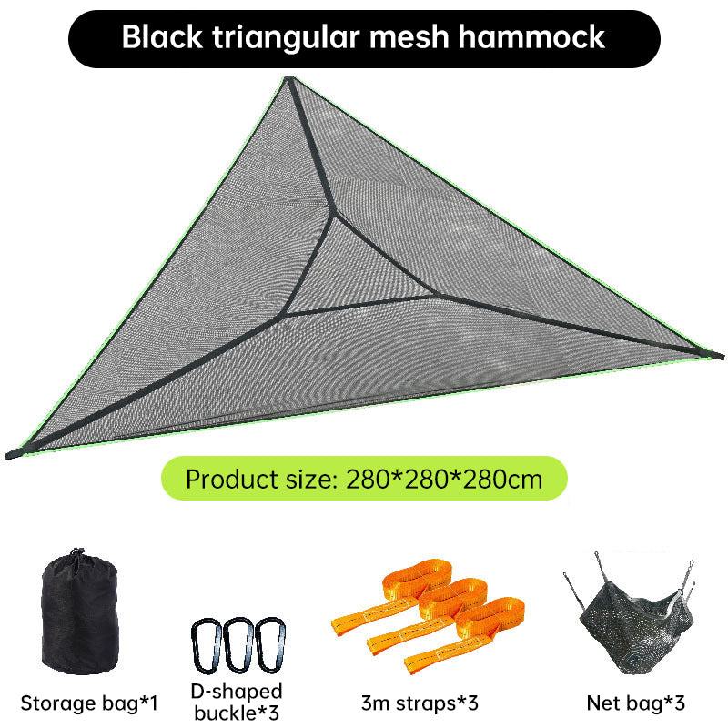 2025 Portable triangular camping hammock with air polymer, multi-scene travel use. - V.I.P Digital Presence